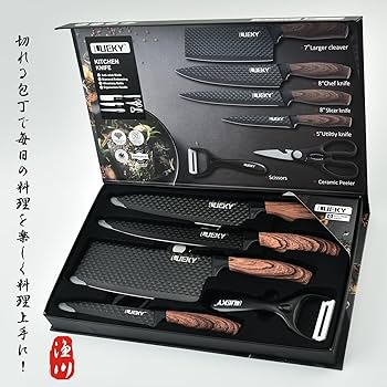 調理師専門　包丁セット 6本 ケース付き　牛刀・柳刃・出刃・中華・菜切り•ペティ 楽天市場】貝印 関孫六 包丁セット 三徳包丁 ペティナイフ 日本